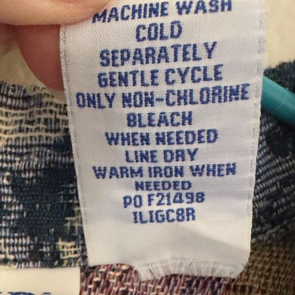 Vintage Blair Womens Woven Tapestry Lighthouse Print Button-Up Jacket Size XL - Picture 9 of 9